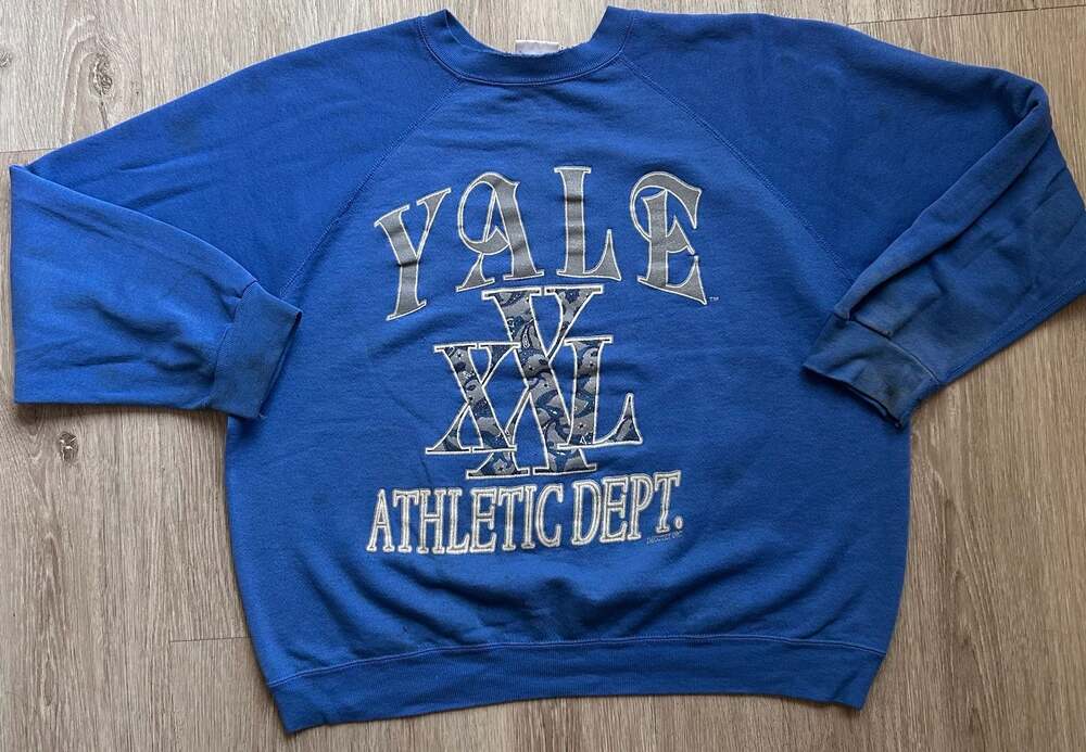 Vintage 80s Yale Athletic Dept. Crewneck Sweatshirt